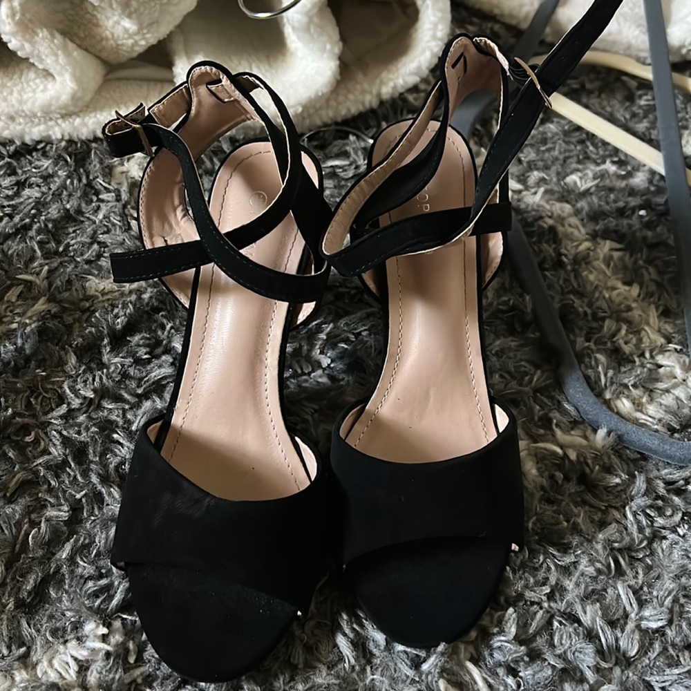 Black heels